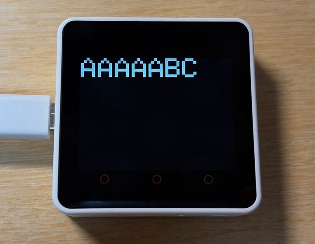 M5CORE2ボタン操作関数