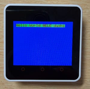 位置指定の文字列画面表示